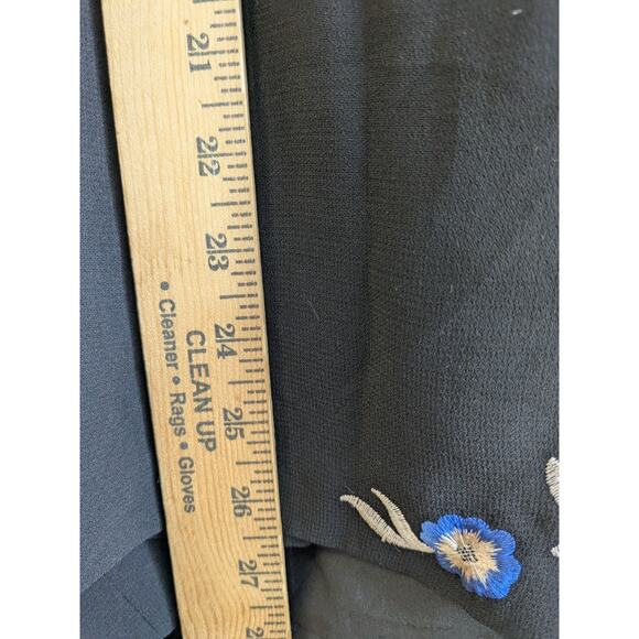 TAHARI Arthur S. Levine Women's Pencil Skirt Black/Multi Floral Embroidered 18 - Picture 12 of 12